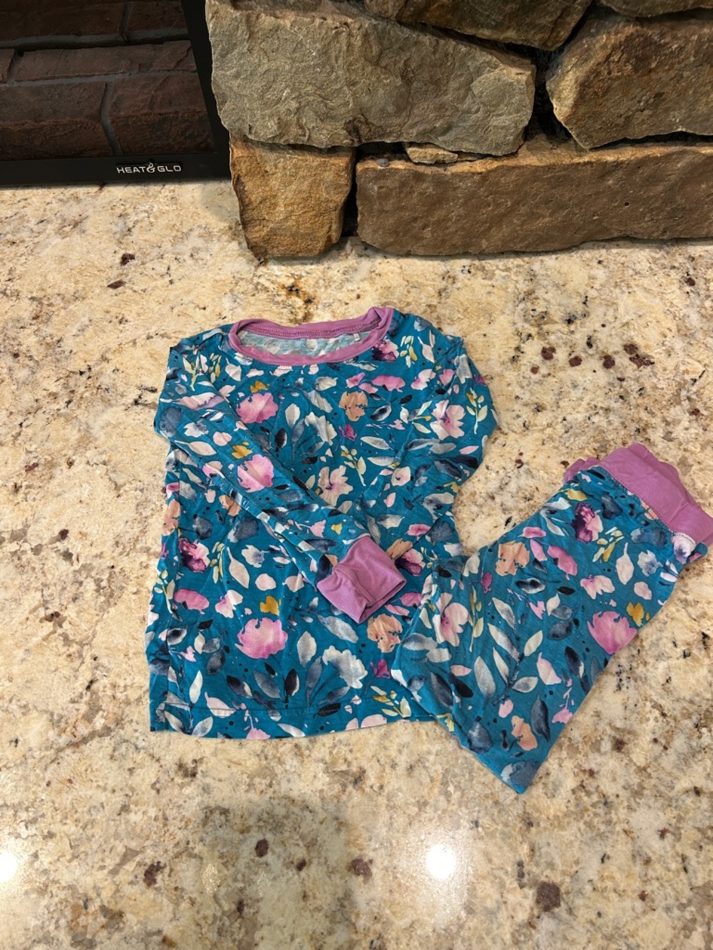 Little Sleepies 2 piece pajamas - girls 18-24 months